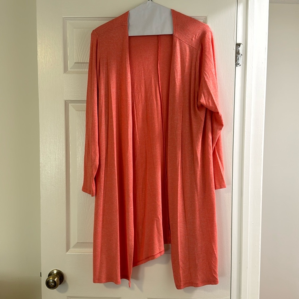 18/20 Lane Bryant shawl bright orange
